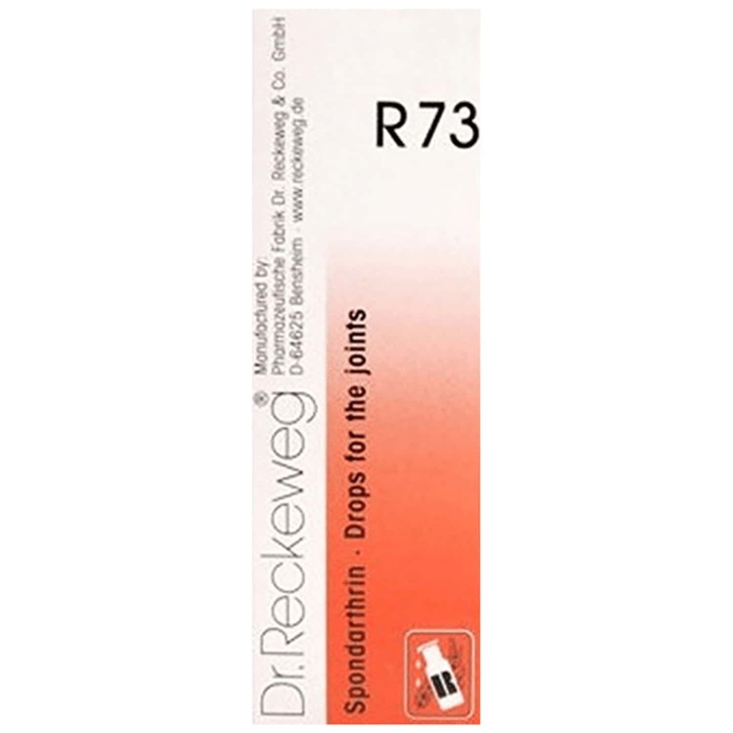 Dr. Reckeweg R73 Joint Pain Drops | Bone, Joint & Muscle Care 22 Ml