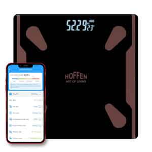 Hoffen Ho-9 Bluetooth Bmi Bmr Weight Machine For Body Weight With 25 Essential Body Parameters
