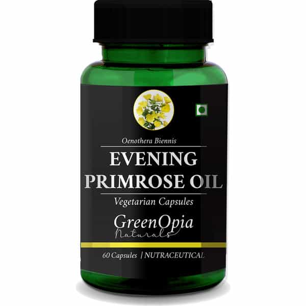 Greenopia Evening Primrose Oil 60 Liquid Filled Vegetarian Capsules