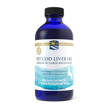Nordic Naturals Pet Cod Liver Oil 1104 Mg Omega-3 Fish Oil For Dogs With Epa & Dha 237ml