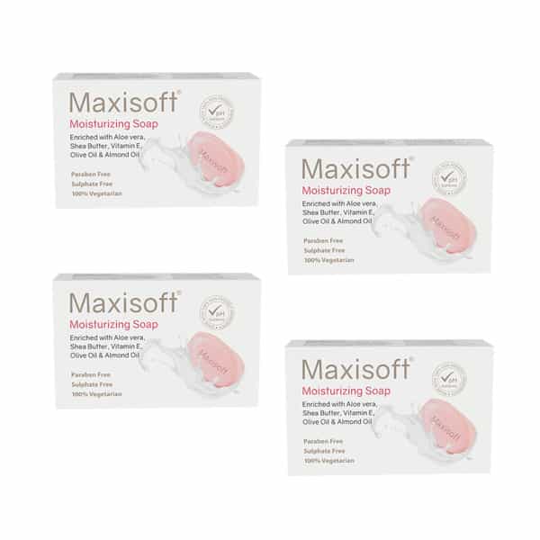 Maxisoft Moisturizing Soap | 75 Gm | Pack Of 4