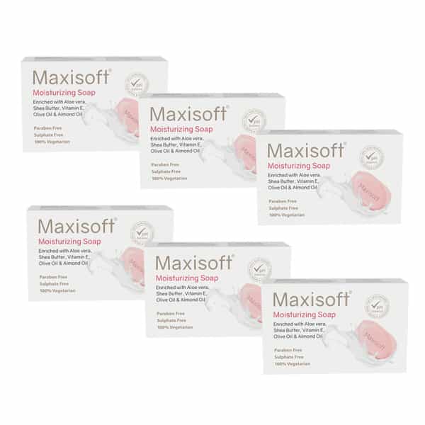 Maxisoft Moisturizing Soap | 75 Gm | Pack Of 4
