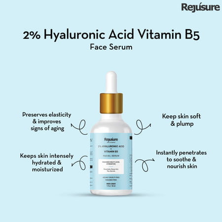 Rejusure 2% Hyaluronic Acid + Vitamin B5 Facial Serum 30ml