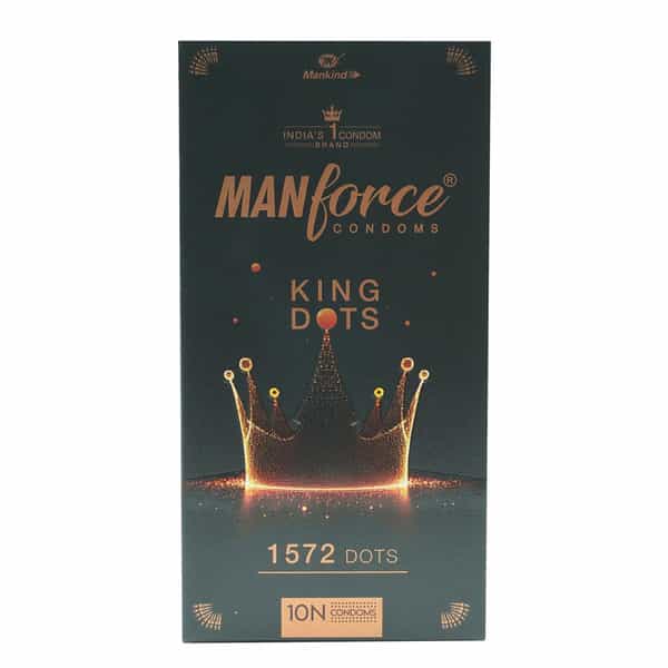 Manforce King Dots 1572 Dots Condoms 10 No's