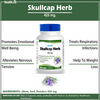 Healthvit Skullcap Herbs 425 Mg For Nervous System Support 60 Capsules