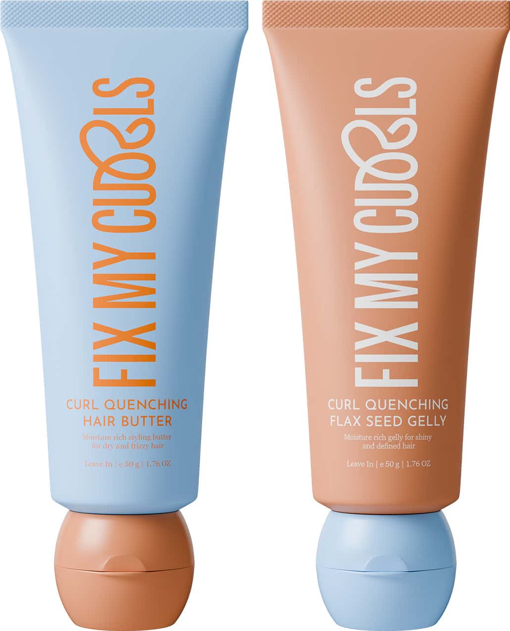 Fix My Curls Curl Moisture Styling Duo - 50g Each