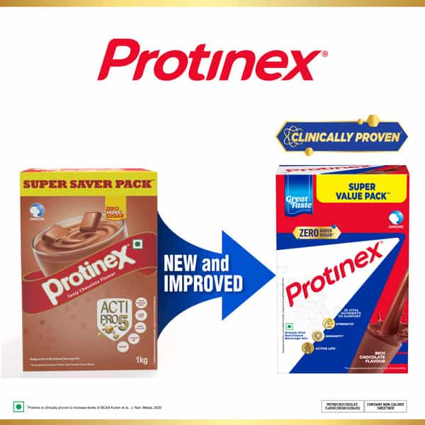 Protinex Health And Nutritional Powder For Adults Rich Chocolate Flavor Sugar Free Refill Of 1Kg