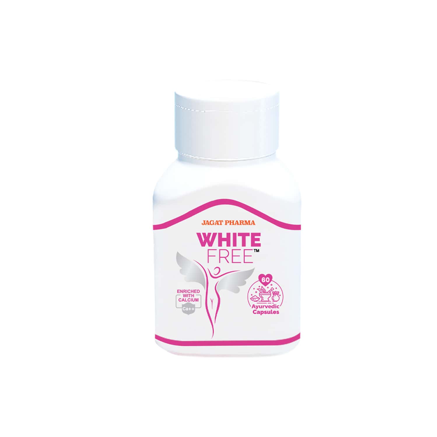 Jagat Pharma White Free Ayurvedic Capsules For Leucorrhea And White Discharge
