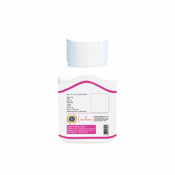 Jagat Pharma White Free Ayurvedic Capsules For Leucorrhea And White Discharge