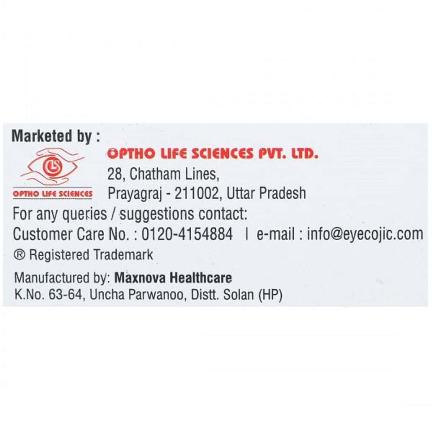 Buy EYECOJIC UNDER EYE GEL 15GM Online & Get Upto 60 OFF at PharmEasy