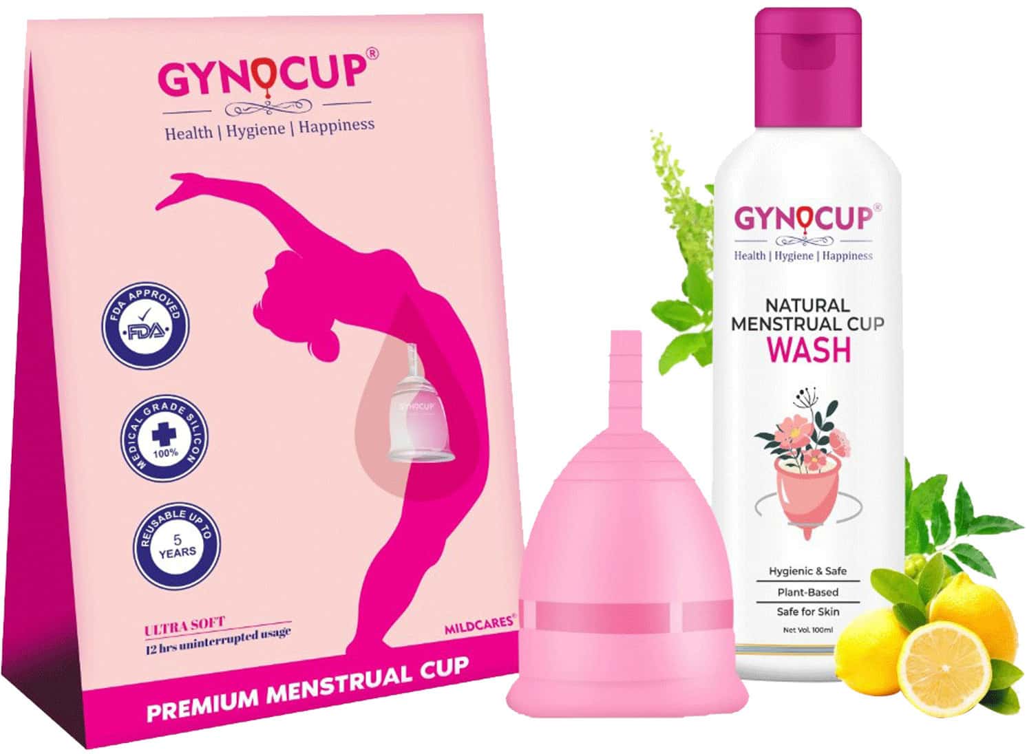 Buy GYNOCUP MENSTRUAL CUP LUBRICANT WATER BASED & PH BALANCED