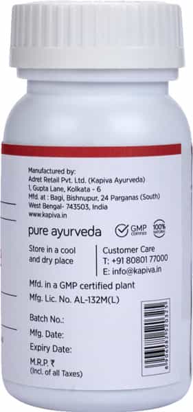Kapiva Unpile Capsules - Helps Maintain Healthy Urinary Tract - 60 Capsules