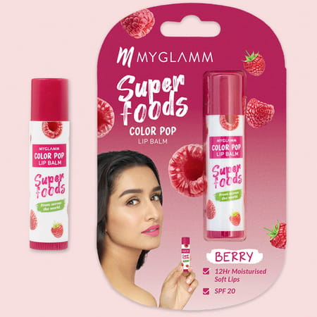 Myglamm Color Pop Lip Balm-Berry