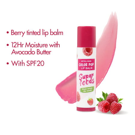 Myglamm Color Pop Lip Balm-Berry