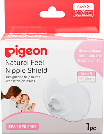 Pigeon Natural Feel Nipple Shield 1pcs Size 3
