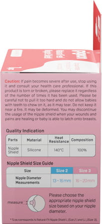 Pigeon Natural Feel Nipple Shield 1pcs Size 3