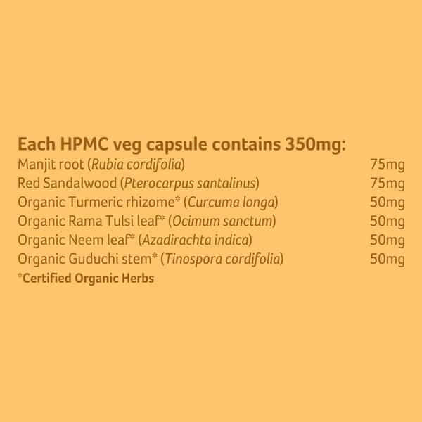 Organic India Beautiful Skin - 60 Capsules
