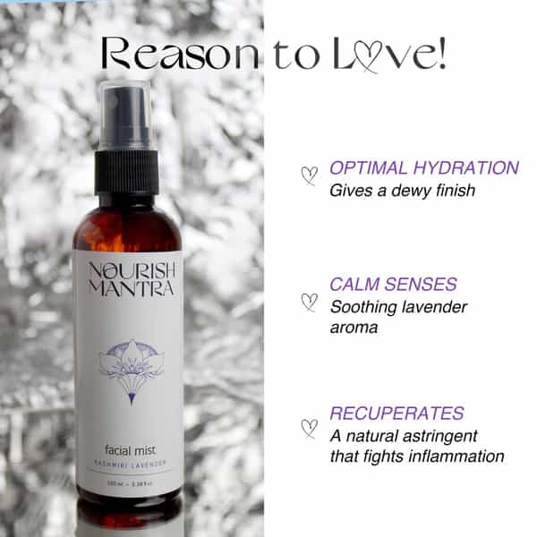 Nourish Mantra Kashmiri Lavender Face Mist -100Ml