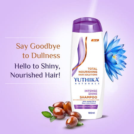 Yuthika Naturals Total Nourishing Hair Solutions Shampoo Intense Shine 180ml