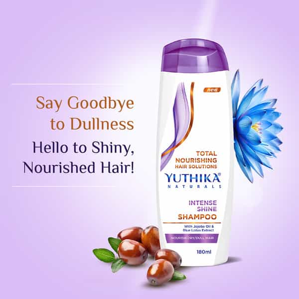Yuthika Naturals Total Nourishing Hair Solutions Shampoo Intense Shine 180Ml