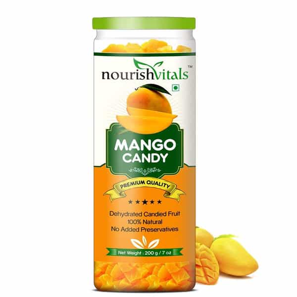 Nourishvitals Mango Dried Fruit (Dehydrated Fruits) - 200Gm