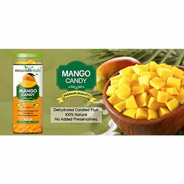 Nourishvitals Mango Dried Fruit (Dehydrated Fruits) - 200Gm