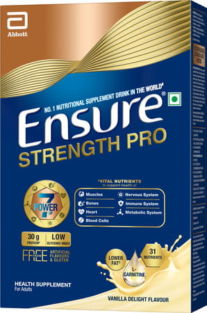 Ensure Strength Pro | High Protein L Carnitine 31 Nutrients | Vanilla 400g