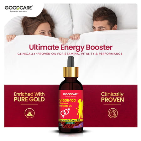 Goodcare Vigor Stamina Oil 30Ml | Boosts Energy | Endurance & Vitality Naturally
