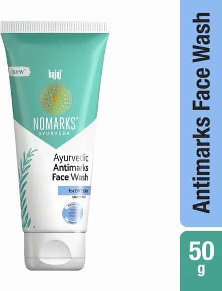 Bajaj Nomarks Ayurvedic Antimarks Face Wash - Normal Skin - 50 Gm