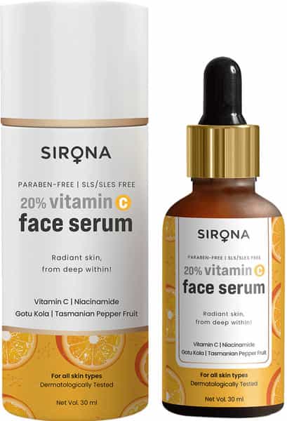 Sirona Vitamin C Face Serum For Men & Women 30 Ml