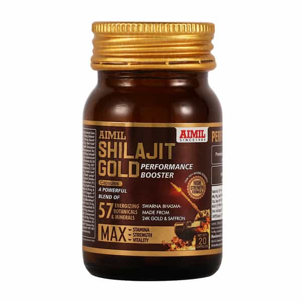 Aimil Shilajit Gold Capsule 20S | Performance Booster