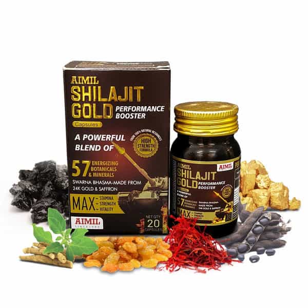 Aimil Shilajit Gold Capsule 20S | Performance Booster