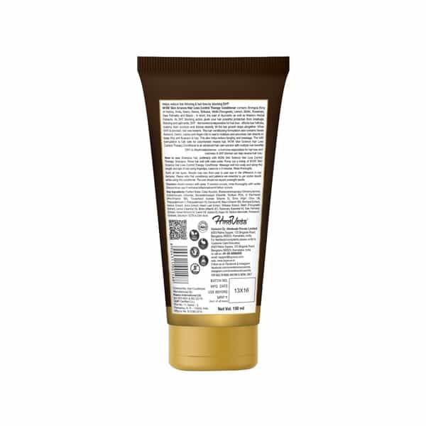Wow Skin Science  Hair Loss Control Therapy Conditioner  Tube Of 150 Ml