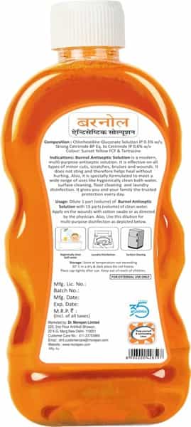 Dr. Morepen Burnol Antiseptic Solution | 500 Ml
