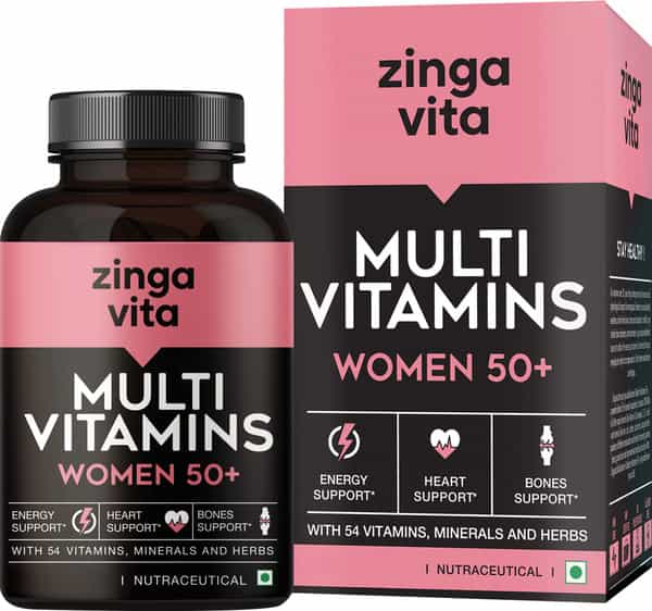 Zingavita Multivitamin For Women 50+ With Vitamins Minerals & Herbs 120 Tablets