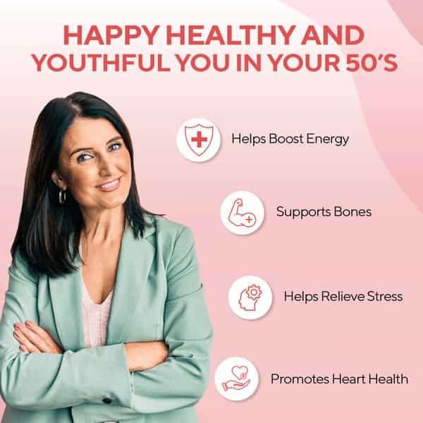 Zingavita Multivitamin For Women 50+ With Vitamins Minerals & Herbs 120 Tablets