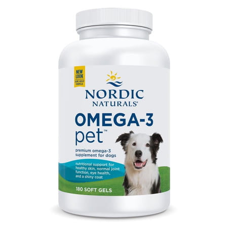 Nordic Naturals Omega 3 Pet Supplement 330 Mg Fish Oil For Dogs With Epa & Dha 180 Softgels