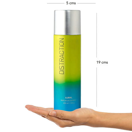 Ajmal Distraction & Ajmal Magnetize Deodorant 200 Ml Each For Unisex And Ajmal Yearn Edp 50 Ml