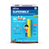 Gritzo Supermilk Height+ For 4-7Y Kids, 100% Natural Double Chocolate Flavour, 66.66 G (Trial Pack)