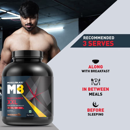 Muscleblaze Mass Gainer Xxl Chocolate 3 Kg