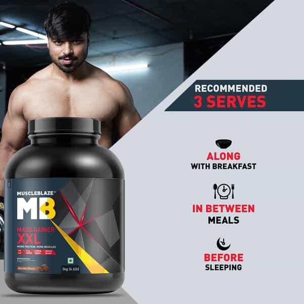 Muscleblaze Mass Gainer Xxl Chocolate 3 Kg