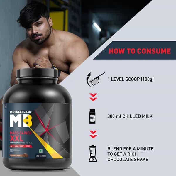 Muscleblaze Mass Gainer Xxl Chocolate 3 Kg