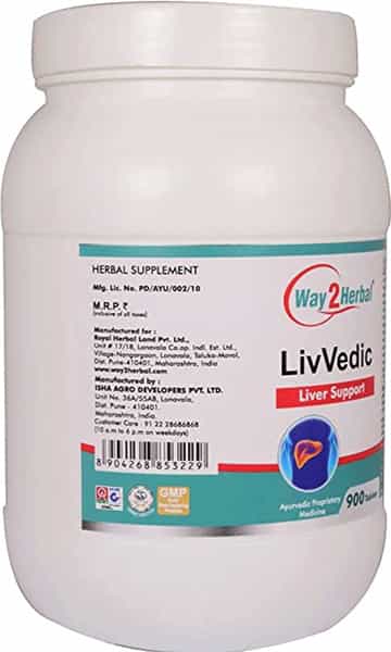 Way2herbal Livvedic - 900 Tablets Pack Of 4