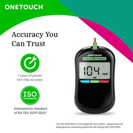 Onetouch Select Plus 100 Test Strips (50 Pck 2) With 100 Onetouch Ultrasoft 2 (Pack Of 4) 25 Lancets