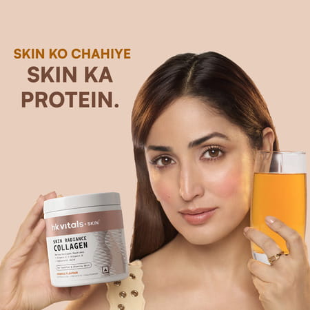 Hk Vitals Marine Collagen Supplement (Orange | 200G) | Vitamin C & E | Sodium Hyaluronate