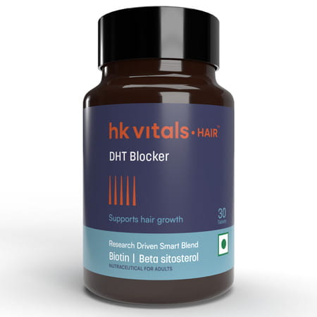 Hk Vitals Dht Blocker With Biotin (30 Tablets) | Stinging Nettle And Soya Protein