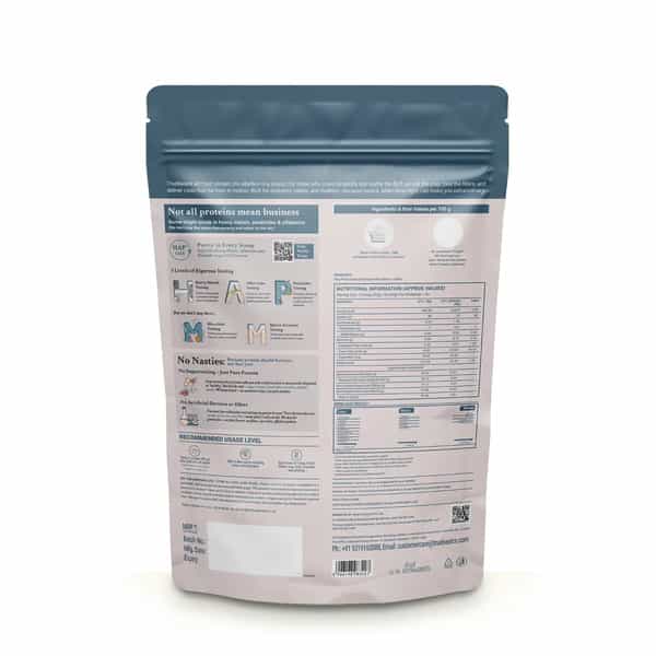 Truebasics Clean Raw Whey Isolate Protein Powder (Unflavoured | 1Kg) | 27G Protein