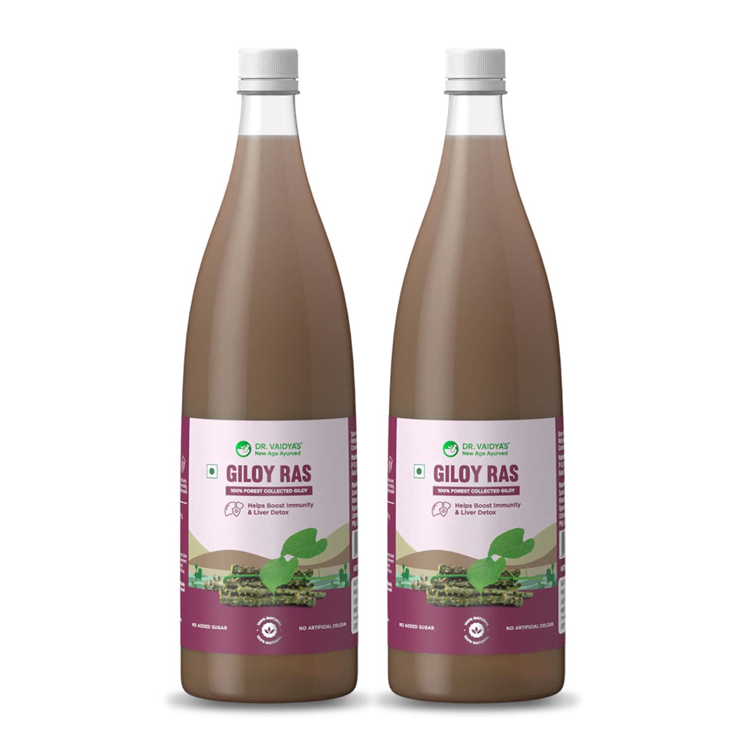 Dr. Vaidya'S Giloy Juice With Antioxidant & Anti-Inflammatory Properties (Pack Of 2 - 950ml)
