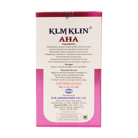 Klm Klin Aha Face Wash | 150 Ml