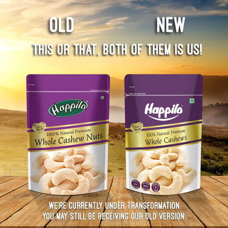 Happilo Premium Natural Whole Cashews 200g